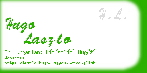 hugo laszlo business card